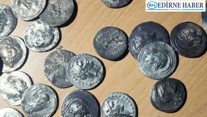 Sınır kapısında tarihi sikke operasyonu