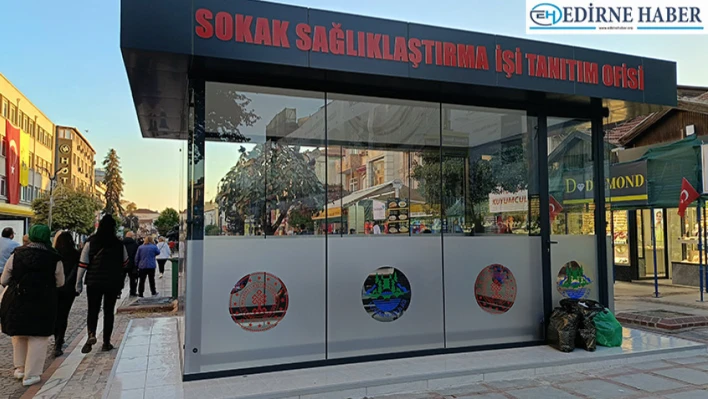 Sokak Sağlıklaştırma Projesi tanıtım ofisi hazır