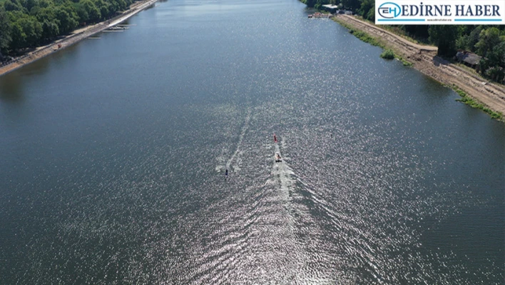 Sporcular, Meriç Nehri'ndeki 2 kilometrelik doğal parkurda yarışacak