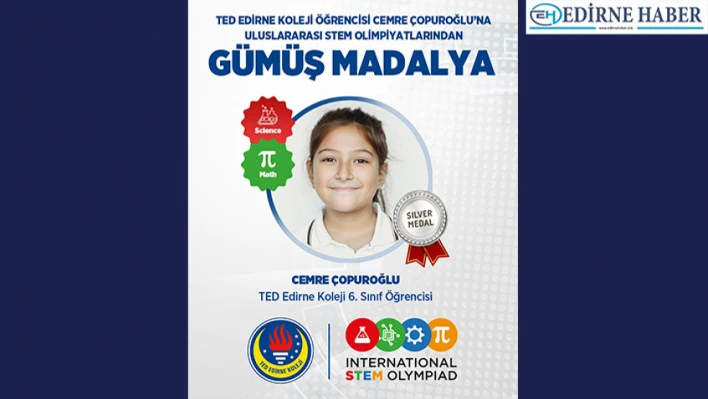 STEM Olimpiyatlarından Gümüş Madalya