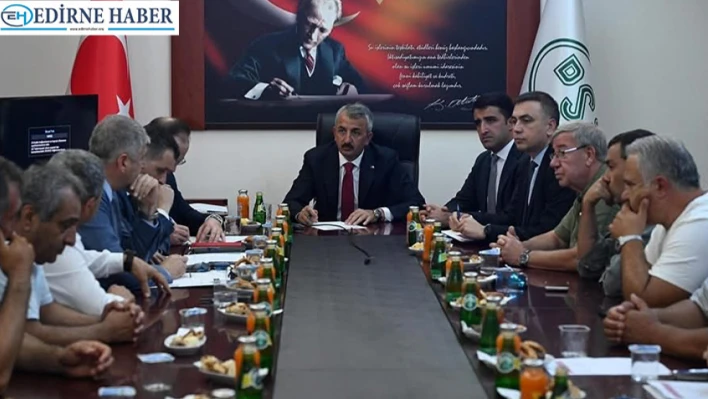 Su yönetimi değerlendirme toplantısı yapıldı