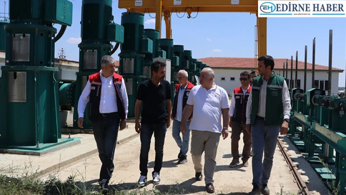 Sulama pompa istasyonlarında incelemede bulunuldu
