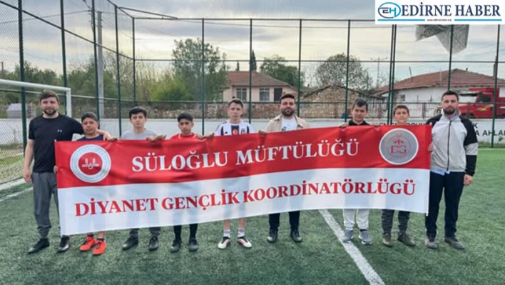 Süloğlu'nda gençler maçta bir araya geldi
