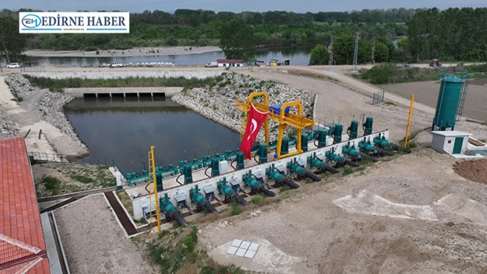 Tarlalarda modern ve verimli sulamaya geçildi