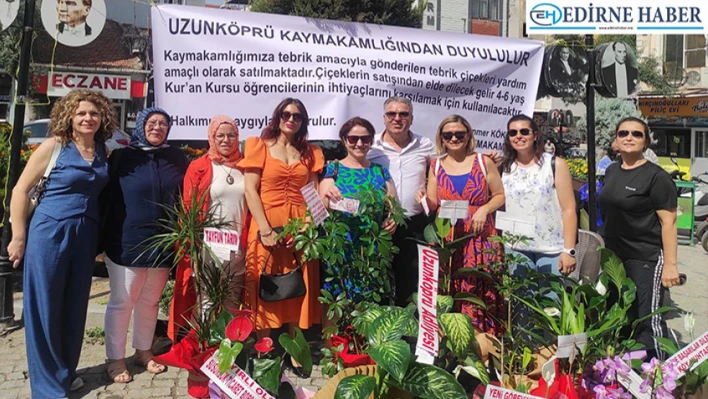 Tebrik çiçeklerini eğitimde kullanılması amacıyla satışa çıkardı
