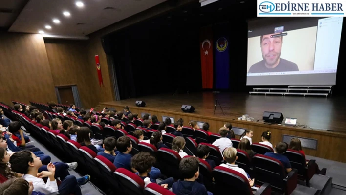 TED Edirne Koleji'nde 'Demir Atlı Adam' Söyleşisi