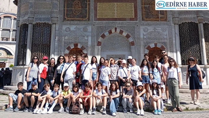TED Edirne Koleji öğrencileri İstanbul'un tarihi ve turistik yerlerini gezdi