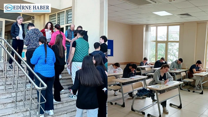 TED Edirne Koleji öğrencileri YKS simülasyonuylasınav deneyimi