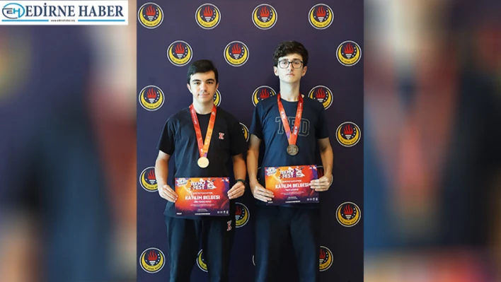 TED Edirne Koleji öğrencilerinden Teknofest'te büyük başarı
