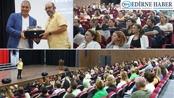 TED Edirne Koleji Prof. Dr. Sinan Canan'ı ağırladı