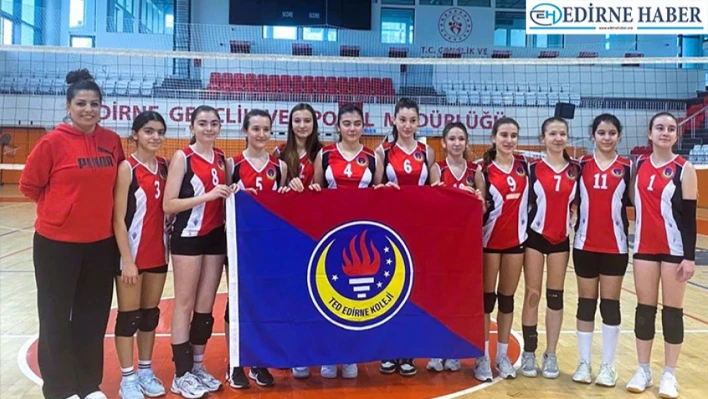 TED Edirne Koleji Voleybol Takımı Çeyrek Finalde!