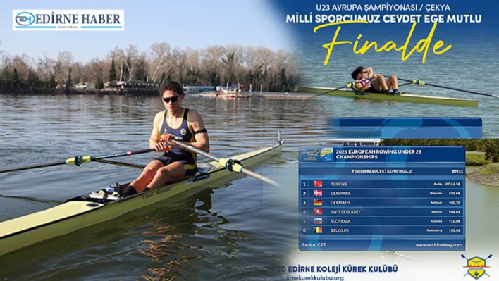 TED'li Milli Kürekçi Mutlu, finalde yarışacak
