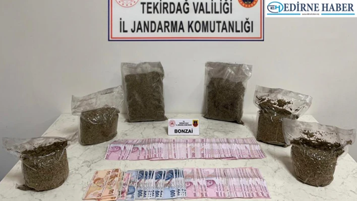 Tekirdağ'da uyuşturucu ticareti yaptığı iddiasıyla 2 zanlı tutuklandı