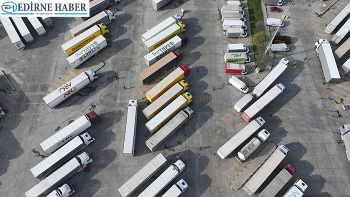 Tır Trafiği Edirne'nin Diğer Kapılarına Kaydı