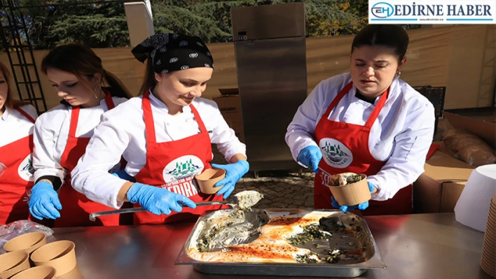 'Topraktan Sofraya Edirne Gastronomi Festivali' devam ediyor