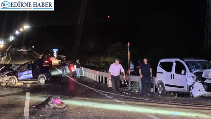 Trafik kazasında yaralanan 5 kişiden 1'i hastanede hayatını kaybetti
