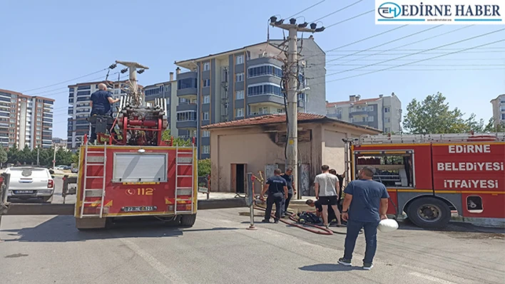 Trafo yangını paniğe neden oldu