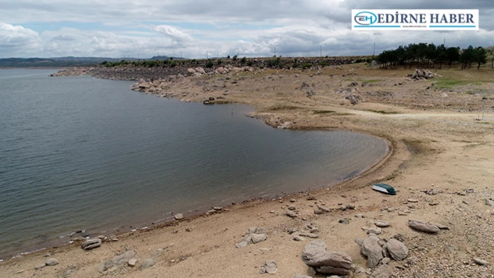 Trakya'da barajlardaki toplam su miktarı geçen yılın gerisinde kaldı
