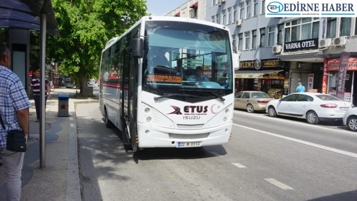 Trakya'da en pahalı toplu taşıma Edirne'de