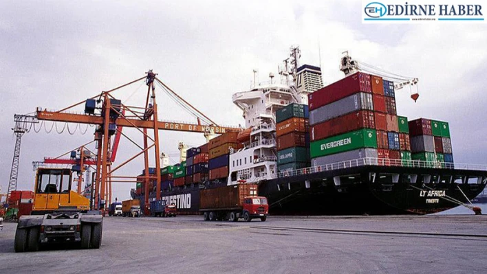 Trakya'dan geçen ay 308 milyon 84 bin dolarlık ihracat yapıldı