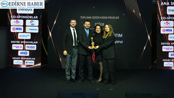 TREDAŞ'ın Kuş Koruma Projesine 'Toplumsal Fayda Ödülü'