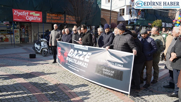 Trump'a Edirne'den protesto