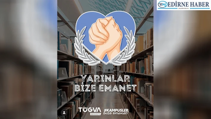 TÜGVA Edirne'den Kitap Bağışı Kampanyası