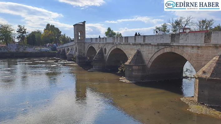 Tunca Nehri seviyesi arttı, yeşil nehir normale döndü