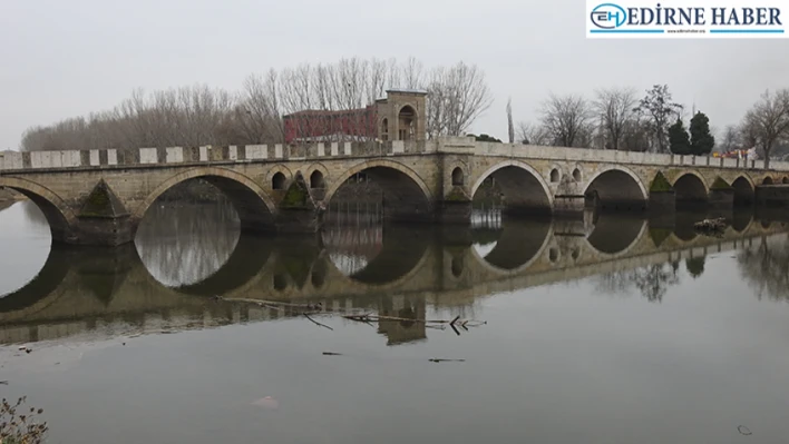 Tunca ve Meriç Nehri'nin su seviyesi arttı