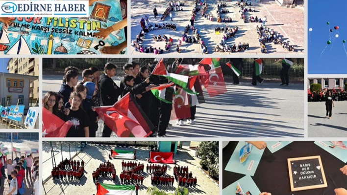 Türkiye genelinde öğrencilerden Filistin'e destek etkinlikleri