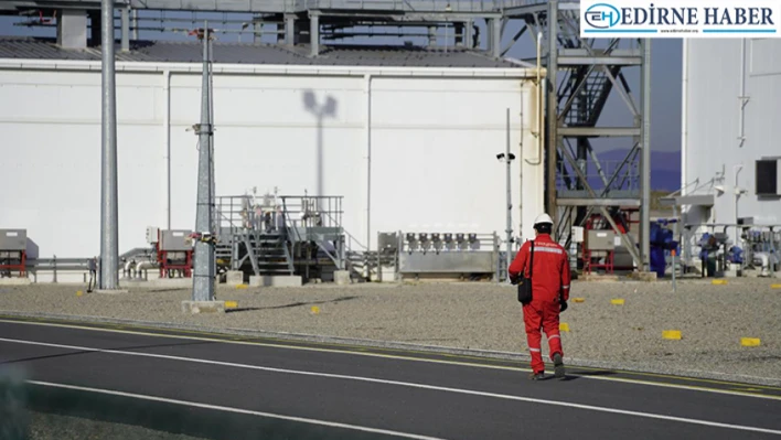 Türkiye'nin doğal gaz iletim altyapısının ana omurgası Trakya'da oluşmaya başladı