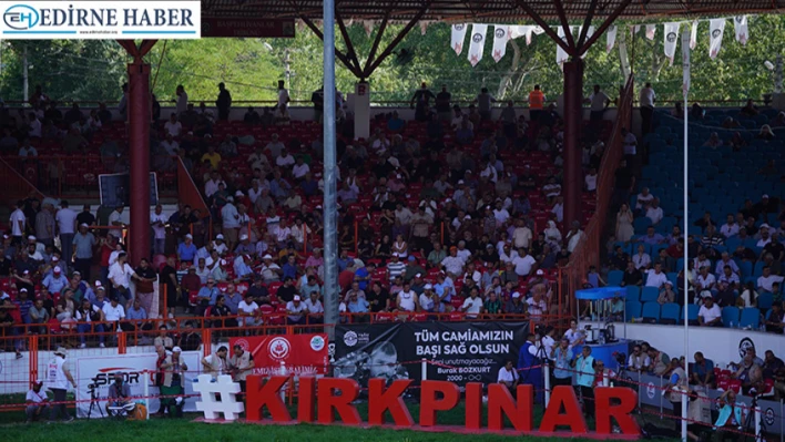 Türkiye'nin dört bir yanından gelen güreşseverler, Kırkpınar heyecanını yaşıyor