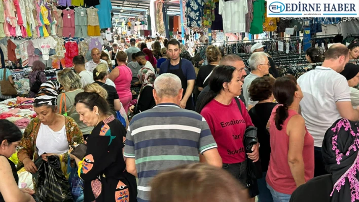 Ulus Pazarı'nda bayram yoğunluğu