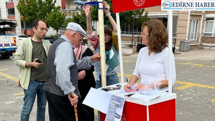 Uzunköprü'de 'İdeal Kilonu Öğren, Sağlıklı Yaşa' etkinliği düzenlendi