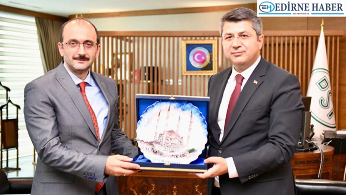 Vali Kırbıyık, DSİ Genel Müdürü Balta'yı ziyaret etti