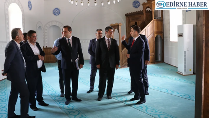 Vali Kırbıyık, Lalapaşa'da tamamlanan ve yapımı devam eden projeleri inceledi