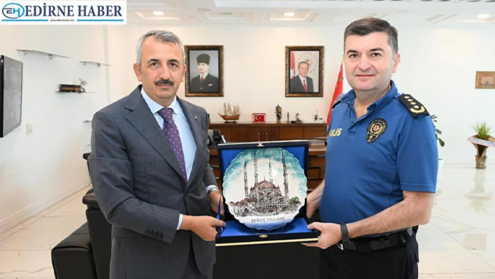 Vali Sezer, Emniyet Müdürü Ayhan'ı ziyaret etti