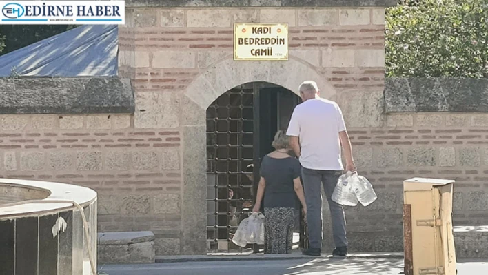 Vatandaşlar cami çeşmelerine akın etti