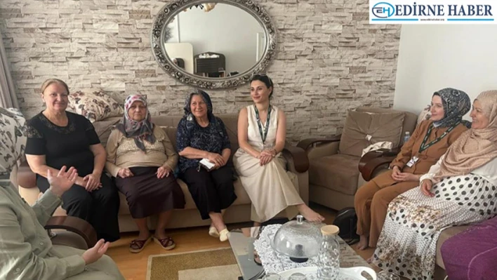 Yeşilay Edirne şubesinden hane ziyareti