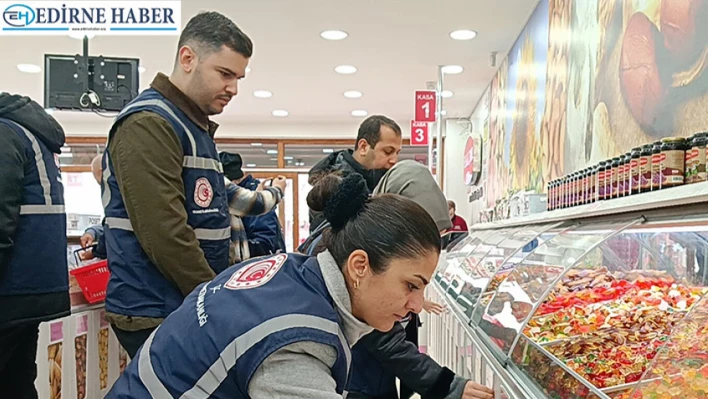 Yılbaşı öncesi fiyat ve etiket denetimi yapıldı