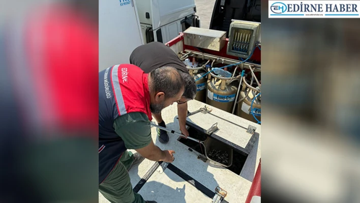 Yunanistan'a ihraç edilecek canlı balıklar denetlendi