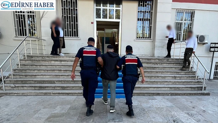 Yurt dışına kaçmaya çalışırken yakalanan 2 kişiden biri tutuklandı