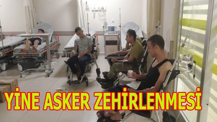 Akşam yemeğinden zehirlendiler