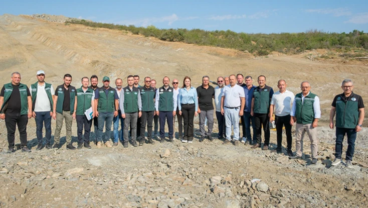 Çömlekköy Barajı’nda tarihi adım