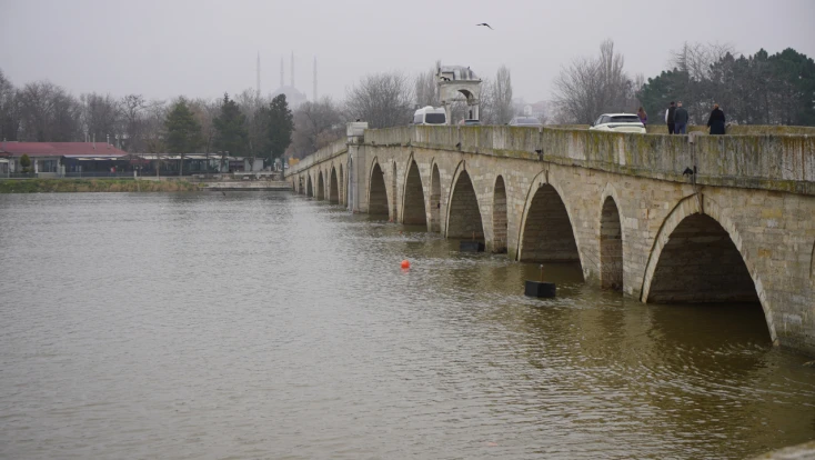 Edirne’de nehir seviyeleri artıyor