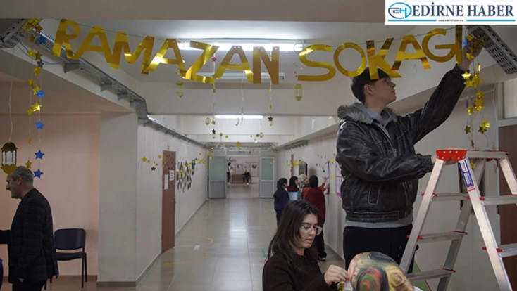 Edirne’de öğrencilerden Ramazan’a özel hazırlık