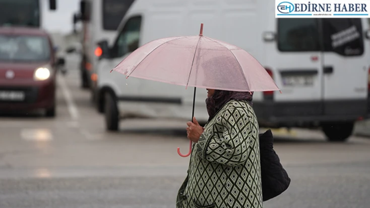 Edirne’de soğuk hava etkili oldu