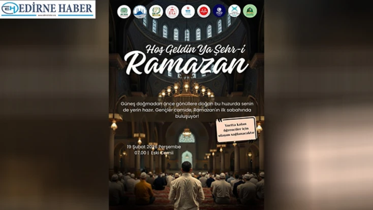 Gençler Ramazan’ın ilk sabahında Eski Cami’de buluşacak