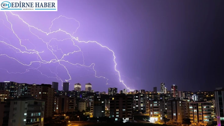 Gök gürültülü sağanak uyarısı