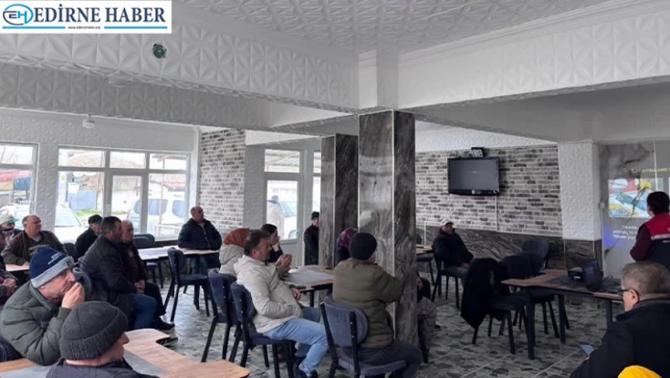 Havsa’da üreticilere bitki koruma eğitimi